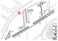 KAPI DİREK KAPLAMASI E87/R ÖN BMW 51337068100