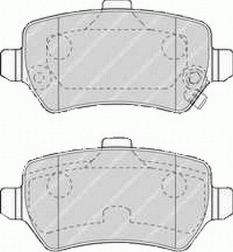 Opel Fren Balata Arka Astra H 1605995-1605625 1605967 1605995 23417 23654 23655 583021Pa30