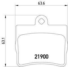 Fren Balatası 202  A0024205120
