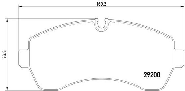 Fren Balatası Ön 907-910 Spr-Crafter 2007- - A0044208220
