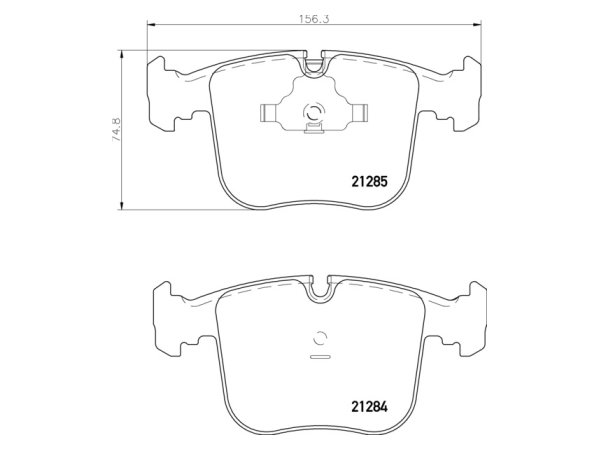 Fren Balatası E31 Ön 840/850i - 2128401