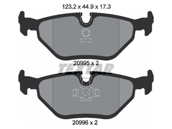 Fren Balatası E34 Arka 518>540i 524/525td; 730>750i - 2099501