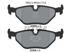 Fren Balatası E34 Arka 518>540i 524/525td; 730>750i - 2099501