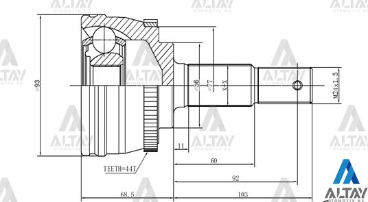 Aks Kafası Dış Prımera  96-00 2.0 / 00-02 1.6 -2.0 / Absli 27X56X32 39211-5J000