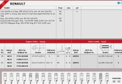 SİBOP TAKIMI 4619 4620 IN 4 E4 R19 CLIO MEGANE 1.4 1.6 8V ENJ. K7M K4J K7J
