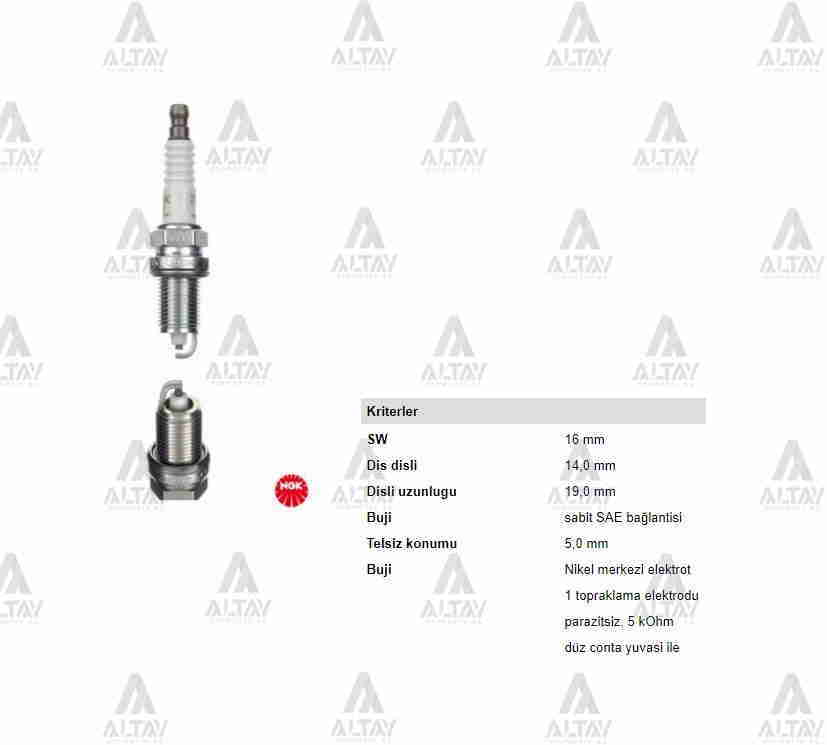 Atesleme Bujısı Accord  90-98 / Prelude /  Cıvıc 06-12 H.B 1.4 / Crv 97-02 / Rover 600 93-00 / Opel Calıbra / Cruze 1.6 F16D