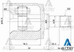 Aks Kafası İç Cıvıc / Crx / 25X35X30 44310Sk3E50