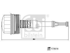 M.Benz Om651 Yağ Filtre Kapağı 6511800138 A6511800038 A6511800138 651 180 01 38