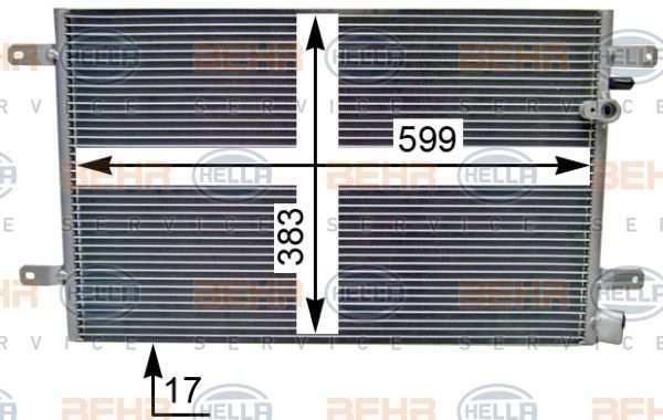 Vw A6 2.0-2.7-3.0Tdı Klima Radyatörü 4F0260403E 4F0260401E 4F0260403D 4F0260403P ­4F0260403