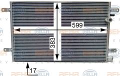 Vw A6 2.0-2.7-3.0Tdı Klima Radyatörü 4F0260403E 4F0260401E 4F0260403D 4F0260403P ­4F0260403