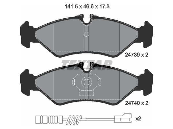 Fren Balatası Spr901/902 Arka - 2473901