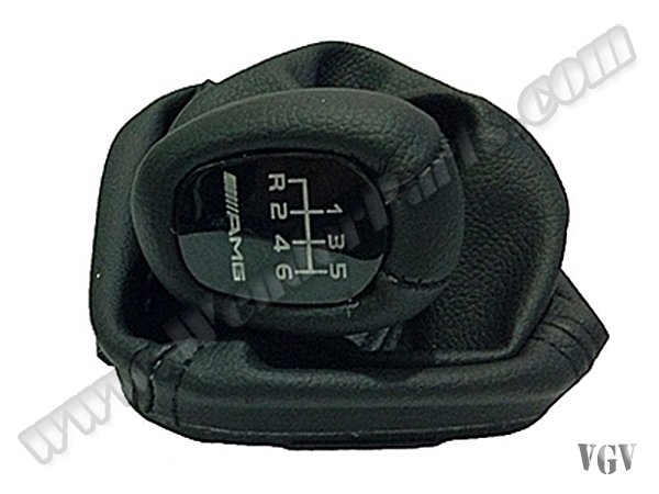 Topuzlu Vites Körüğü W210 -6 İleri- Man/Şanz; (Siyah) -AMG- - 2102673310BK