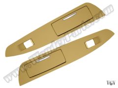 Cam Düğme Çerçeve Seti F01 Arka Sol&Sağ; Küllüklü; Bej 9168641/642