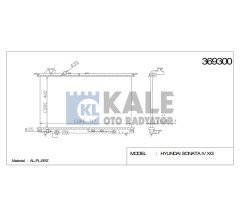 Radyatör Su Sonata  98-05 403X718X18 (At) Brazıng