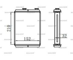 RADYATÖR KALORİFER DOBLO 01-10 BRAZING