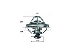 Termostat M41 [E36] 88C - TX3888D