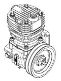 Kompresör Komple Ø88 Mercedes 2521 Rulmanlı Kasnaklı Tip 0041319401 0041317401 0041317701 01.04.151