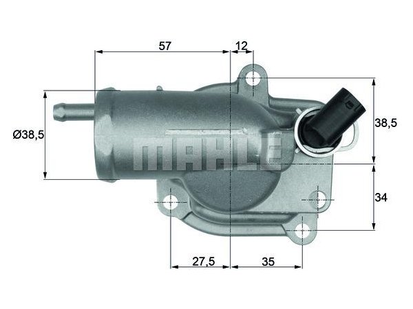 Termostat OM611 [W210] 87C - TH1087