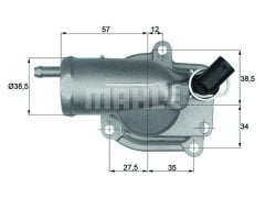 Termostat OM611 [W210] 87C - TH1087