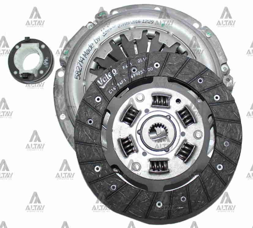 DEBRİYAJ SETİ ACCENT  95-00 1.5 / ACCENT 03-06 ADMIRE 1.3 / GETZ 03-05 1.3 (VALEO RULMANLI)