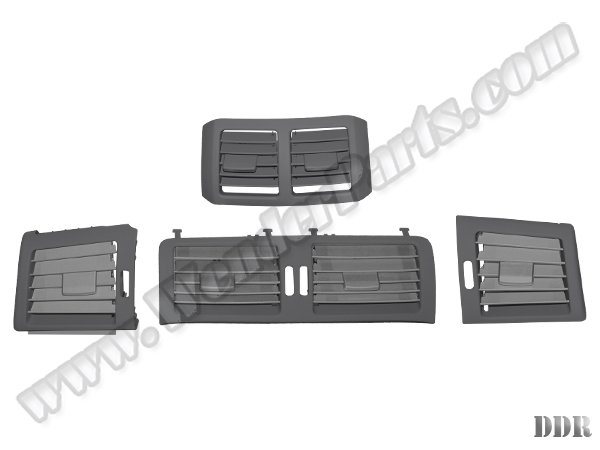 Klima/Kalorifer Izgarası W251 Ön/Arka (Set:4ad); Gri 2005-10 - 2518309754S4