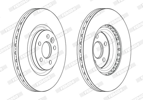 Land Rover Dıscovery Sport-Jaguar E-Pace 2.0D Ön Disk (Adet) Lr059122 DDF2632C-1
