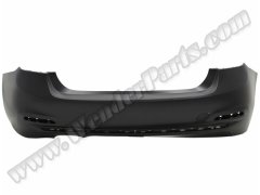 Tampon F30-LCI Arka (PDCsiz, 2B1-Çıkış, Nikelaj Delikli) -Luxury/Sport- 2016-18 - 51127384603