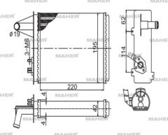 RADYATÖR KALORİFER PALIO  96-05 MEKANİK