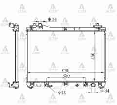 Radyatör Su Grand Vıtara 05-15 1.6 3K (At) 1770066J10