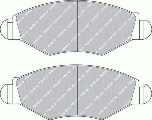 Peugeot Ön Balata 206 23597 23598 425166 425169 425191 425204 425212 425228 425302 425303 4