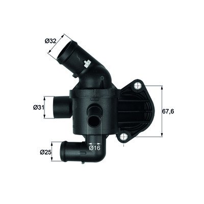 Termostat 87C Vw 2.0 Tdi Golfvı Passat-Tiguan-Q3 2010> Komp. Tı 15 87