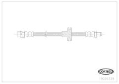 E53 Fren Hortumu 510 Mm Ön34301166118 34301166118