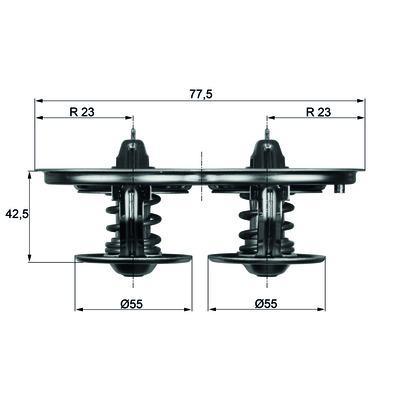 Termostat 71C Scanıa 124/144 Büyük Kafa Dsc11, Dc11 Tx 32 71D