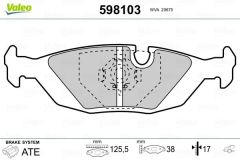 BMW E30 ARKA BALATA 34111154398