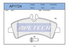 Vw Crafter Sprınter 906 Fren Balata Arka 2E0698451A 0044208120 0054207420 29217 2E0698451A