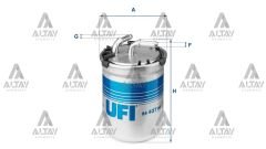 YAKIT FILTRESI (MAZOT) POLO / CORDOBA / FABIA 05-16 BNV-BNM-CAYB-CAYC 1.4 TDI 1.6 TDI OEM (ORİJİNAL EQUİPMENT MANUFACTURER)
