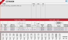 SİBOP GAYDI G0279 IN 8 E8 P206 P306 P307 P406 2.0 16V