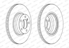 BMW F22-F30-F32 ÖN FREN DİSK 34116792221 TAKIM