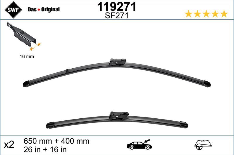 BMW X1 F48-SEAT LEON ÖN SİLECEK SETİ 61612407288