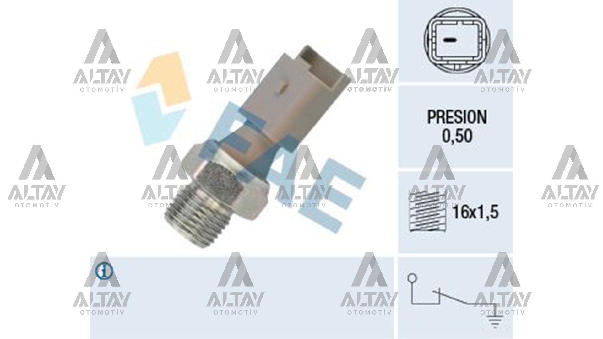 MÜŞÜR YAĞ FİESTA / FOCUS / C-MAX / COURİER / C2 / C3  / C4 02=> 1.4-1.5-1.6 TDCİ 0,50 BAR