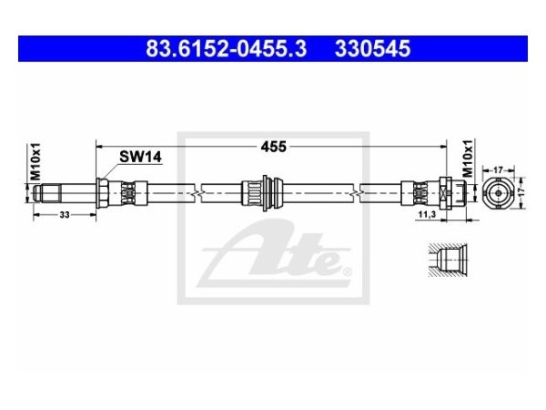 Fren Hortumu E46 Arka - 83615204553
