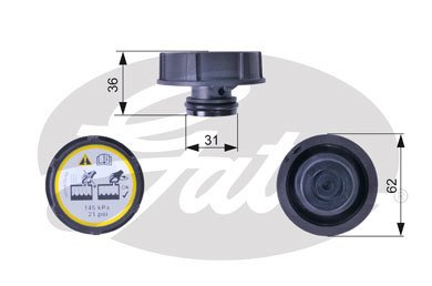 Land Rover Yedek Su Depo Kapağı  Lr000243 1301104 30680002 3M5H8100Ac Lf5015205A Lr000243