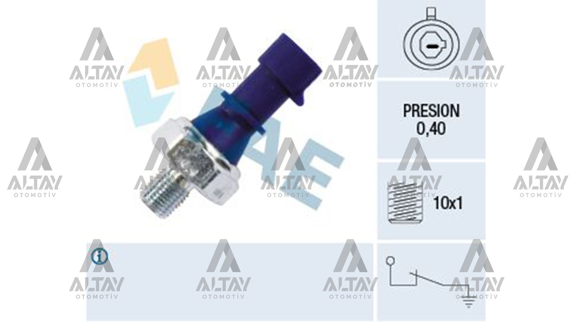 MÜŞÜR YAĞ ASTRA G / H / J CORSA B / C / D INSIGNIA / MOKKA 96=> X12XE-Z12XE-P-Z14XEP-A12XER-A14XER-A16XER-B14XER-A14NET-B14NET-A16LET MAVİ İNCE DİŞ 0,40 BAR
