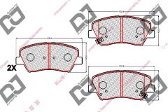Fren Balatası On Blue 11- / Elantra 11- / I30 12-18 / I20 14-16 / Ceed 12- / Sorento 09- 58101-3Xa00 - 58101-A6A00 - 58101-A6A01 - 58101-A6A02 - 58101-A7A00 - 58101-2Va60 - 58101-1Ua00
