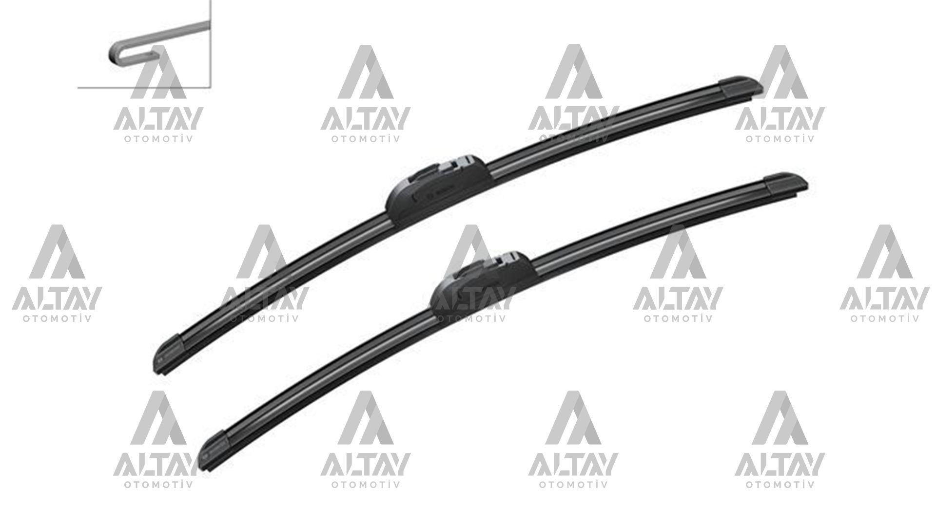 ÖN CAM SİLECEK TAKIMI LOGAN 06-12 / SANDERO 08=> / DUSTER 13-18 / KANGOO 97-10 /  PAJERO 97-07 / SONATA 96-98 / 3 SERI 96-00 E36 AEROTWIN AR500S 50+50cm
