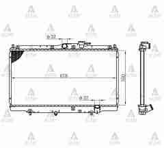 Radyatör Su Accord  98-02 (Mt) 19010Paaa01