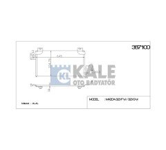 Radyatör Klima 323  98-03 1.5 / 1.8 B25F61480