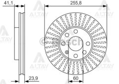 Fren Diski Astra G 98-07 / Ön Havalı 256-4 569059
