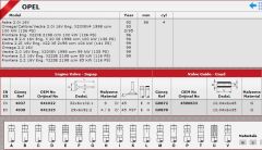 SİBOP GAYDI G0872 G0878 IN 8 E8 VECTRA 2.0 16V