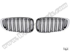 Panjur F34+LCI (Set) Krom/Siyah, Çift Çıtalı 2013-